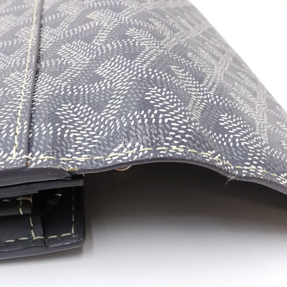 GOYARD Long Wallet, Frep Leather, Gray, Women's, 182138 - Picture 6 of 11